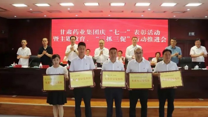 甘肅藥業(yè)集團(tuán)科技創(chuàng)新研究院黨支部榮獲“先進(jìn)基層黨組織”稱號！